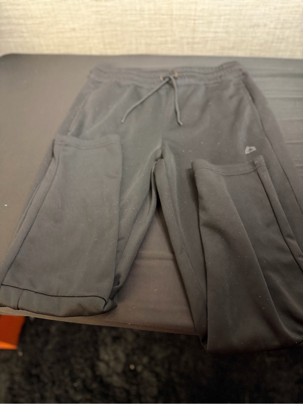 Men's Black Jogger Sweatpants - Casual Drawstring Pants